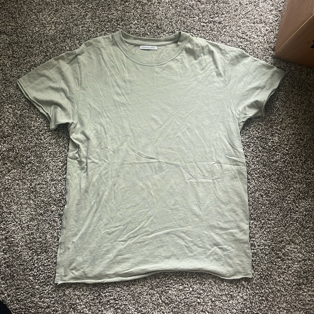 Seafoam green blank John Elliott tee